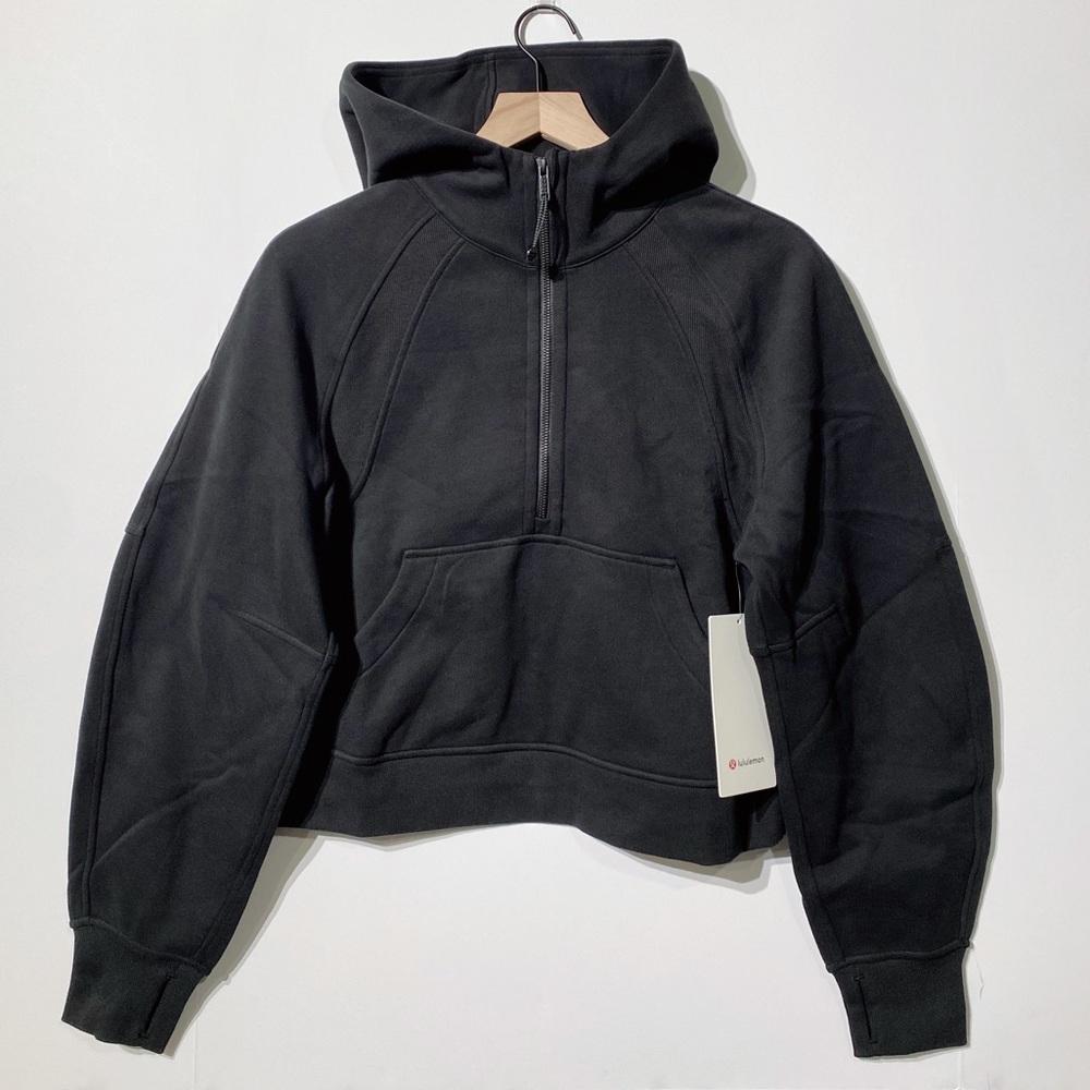Lululemon Scuba Oversized 1/2 Zip Hoodie Black